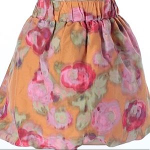 J Crew Floral Mini skirt. Size 2